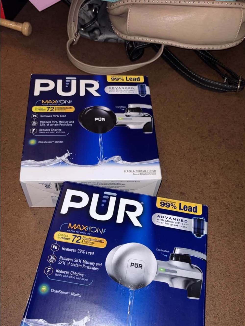 Pur Faucet Water Filter in Blue and White Packaging/ Get 2 for $55